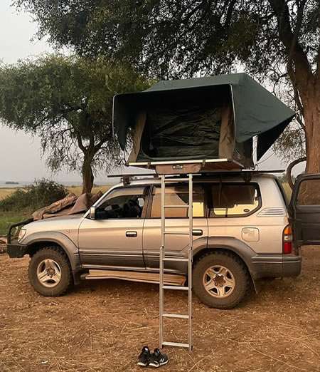 Rooftop Tent Car Rental Uganda - Self Drive Safaris Uganda